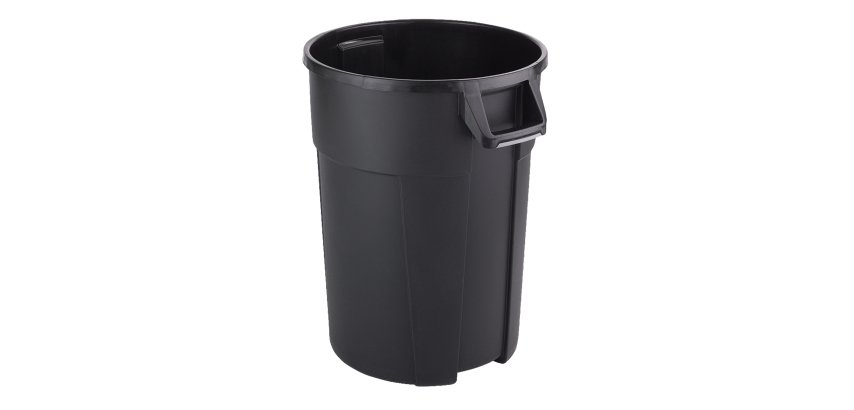 Pattumiera Cestone Titan - 120 L - nero - Rotho
