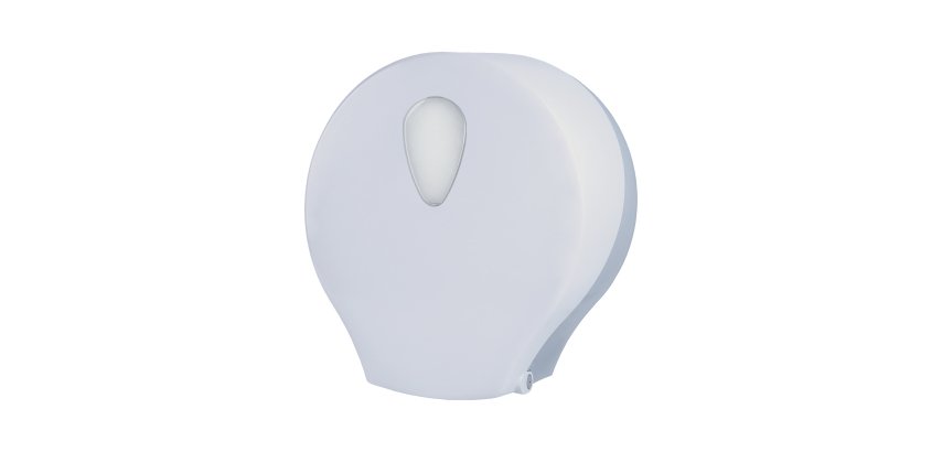 Dispenser carta igienica Stileco rotolo Mini Jumbo - 12,5 x 25,3 x 27,2 cm - rotolo diametro 25 cm - ABS - bianco - Medial