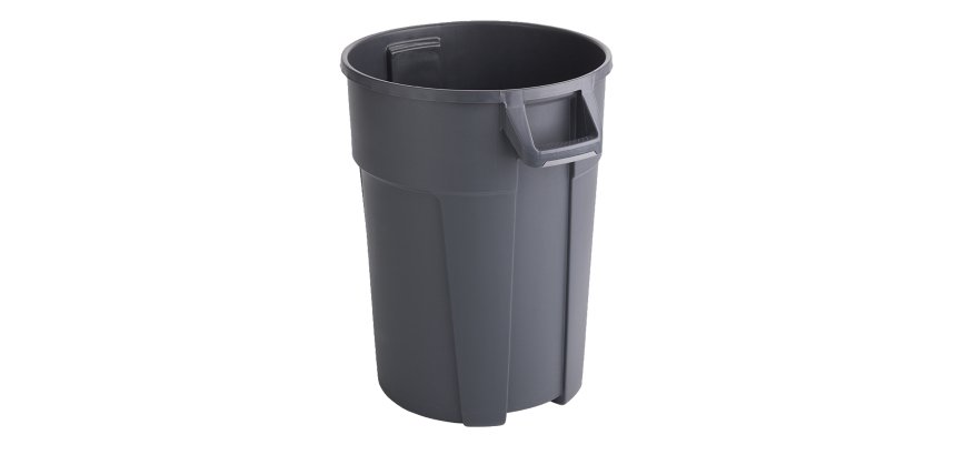 Pattumiera Cestone Titan - 120 L - grigio - Rotho