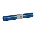 Sacco rifiuti - PCR - 72 x 110 cm - 110 L - 30 gr - azzurro -Bio Extrusion - conf. 10 pezzi