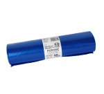 Sacco rifiuti - PCR - 90 x 120 cm - 120 L - 60 gr - azzurro -Bio Extrusion - conf. 10 pezzi