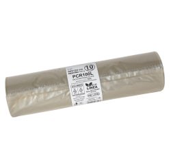 Sacco rifiuti - PCR - 90 x 120 cm - 120 L - 100 gr - neutro -Bio Extrusion - conf. 10 pezzi
