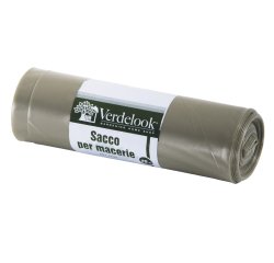 Sacco macerie - LDPE - 40 x 70 cm - 120 micron - ambra - Verdelook - conf. 15 pezzi
