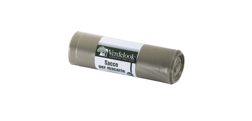 Sacco macerie - LDPE - 40 x 70 cm - 120 micron - ambra - Verdelook - conf. 15 pezzi