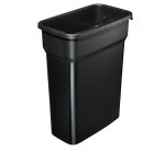 Cestino SELECTO raccolta differenziata - TUV - 29 x 49 x 61 cm - 55 L - nero - Rotho
