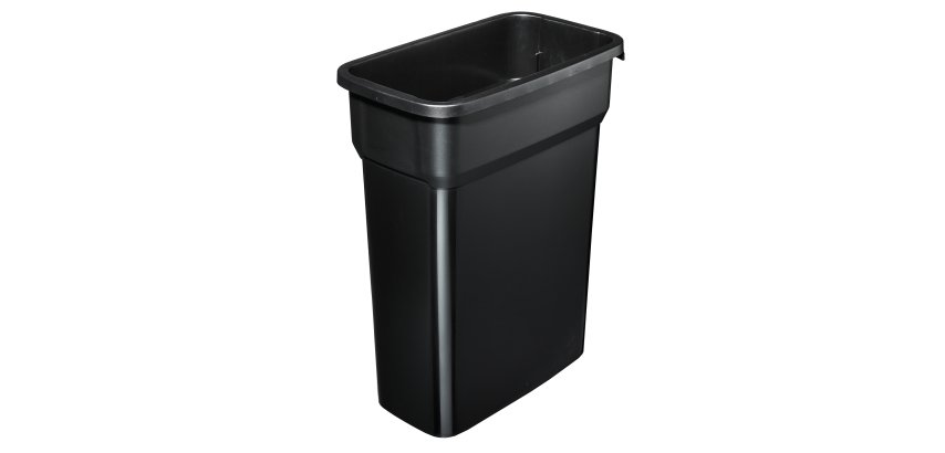 Cestino SELECTO raccolta differenziata - TUV - 29 x 49 x 61 cm - 55 L - nero - Rotho