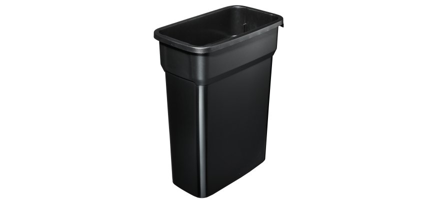 Cestino SELECTO raccolta differenziata - TUV - 29 x 49 x 61 cm - 55 L - nero - Rotho