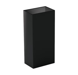 Contenitore gettacarte Bob Color - 23 x 35 x 75 cm - 60 L - metallo - nero - Medial