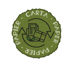 Etichetta in vinile raccolta differenziata Stik - carta - autoadesiva - 10,5 x 10,5 cm - PVC - verde - Medial International