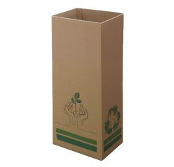 Contenitore gettacarte Cardbob - 30 x 20 x 70 cm - 42 L - cartone - avana - Medial
