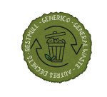 Etichetta in vinile raccolta differenziata Stik - generico - autoadesiva - 10,5 x 10,5 cm - PVC - verde - Medial International
