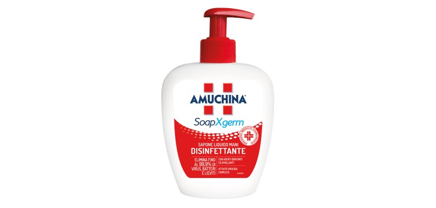 Sapone liquido disinfettante mani SoapXgerm - 250 ml - Amuchina