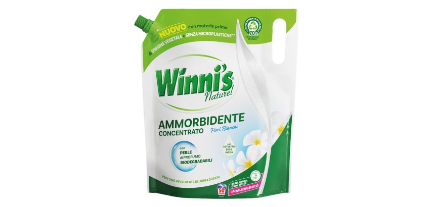 Ammorbidente ecoformato - concentrato - 1250 ml - fiori bianchi - Winni's