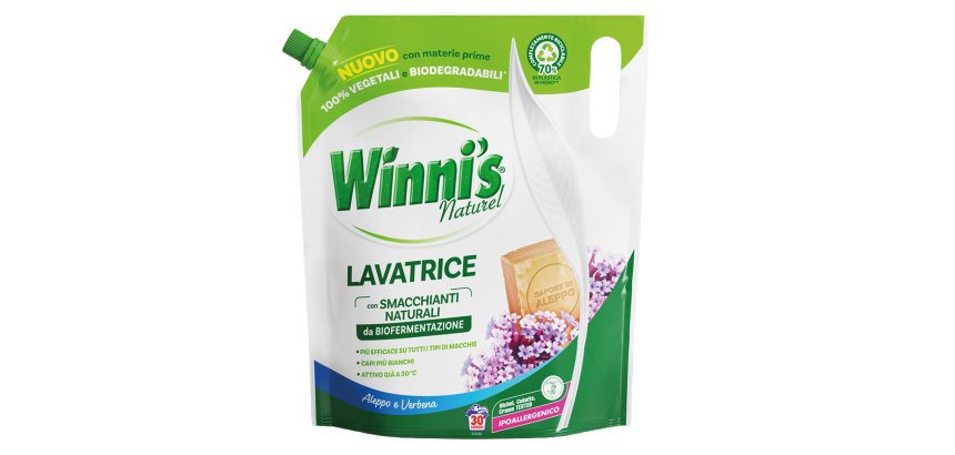 Detersivo lavatrice ecoformato - 1350 ml - sapone di aleppo e verbena - Winni's