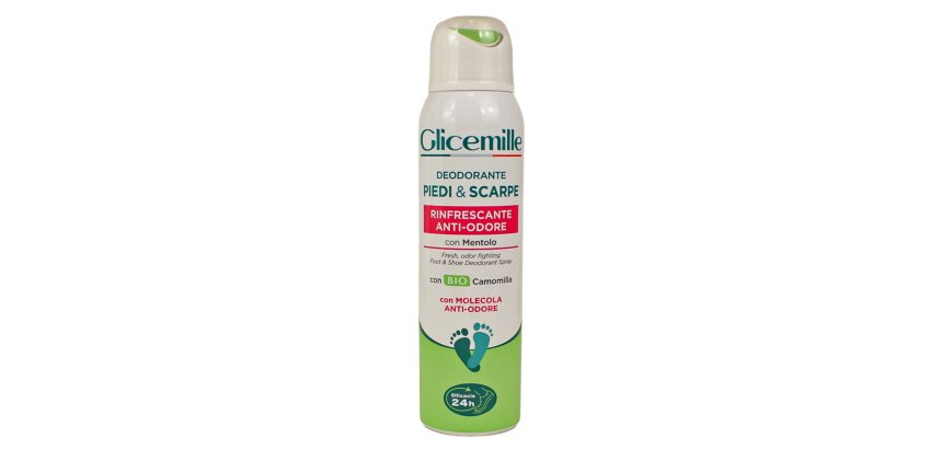 Deodorante spray piedi e scarpe - 150 ml - Glicemille