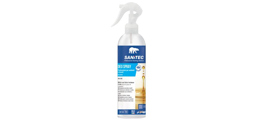 Profumatore Deo Spray - per ambienti e tessuti - trigger 300 ml - gold argan - Sanitec