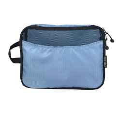 Organizer da viaggio Explora - tessuto - azzurro - Lebez - set 3 pezzi