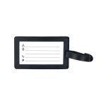 Targhette per valigia Explora - 10,5 x 6,5 cm - azzurro nero - Lebez