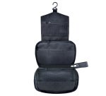 Beauty case appendibile Explora - 52 x 22 cm aperto - tessuto - nero - Lebez