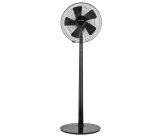 Ventilatore da terra TOTAL BLACK REMOTE - con piantana -  45 W - pala diametro 40 cm - nero - G3 Ferrari