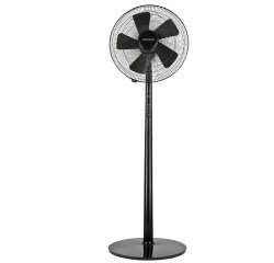 Ventilatore da terra TOTAL BLACK REMOTE - con piantana -  45 W - pala diametro 40 cm - nero - G3 Ferrari