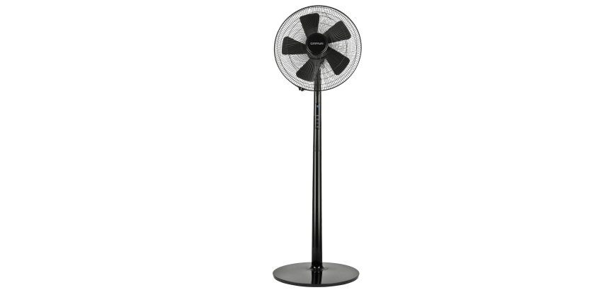 Ventilatore da terra TOTAL BLACK REMOTE - con piantana -  45 W - pala diametro 40 cm - nero - G3 Ferrari