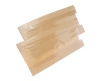 Sacchetto per alimenti - con finestra - 14 x 24 cm - carta kraft - avana - Viva - conf. 1000 pz