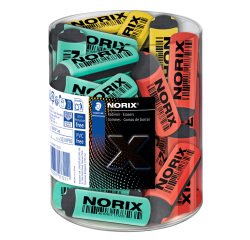 EN_Goma de borrar staedtler norix cubilete de 30 unidades colores surtidos
