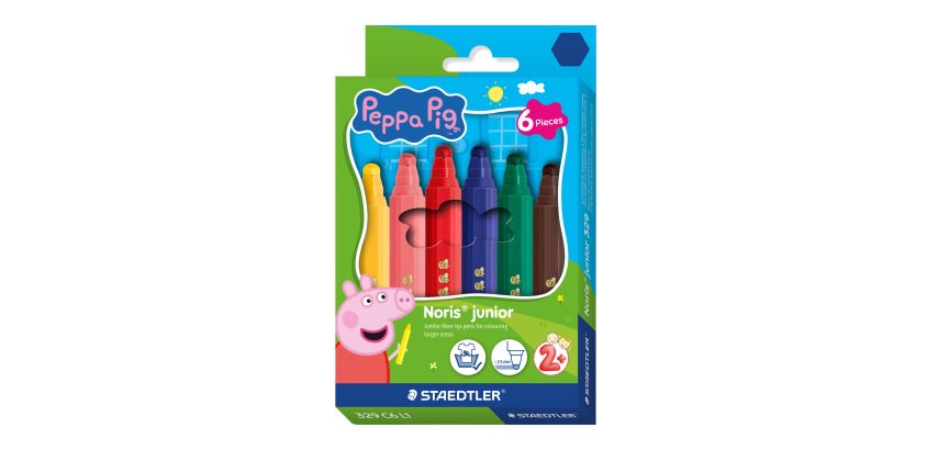 Pennarello jumbo - colori assortiti - Staedtler - astuccio 6 pezzi