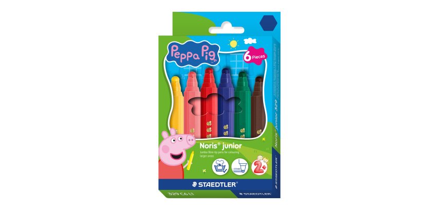 Pennarello jumbo - colori assortiti - Staedtler - astuccio 6 pezzi