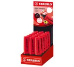 Evidenziatore Stabilo Boss Original - punta a scalpello - tratto 2 - 5 mm - rosso rosso - Stabilo - expo 15 pezzi
