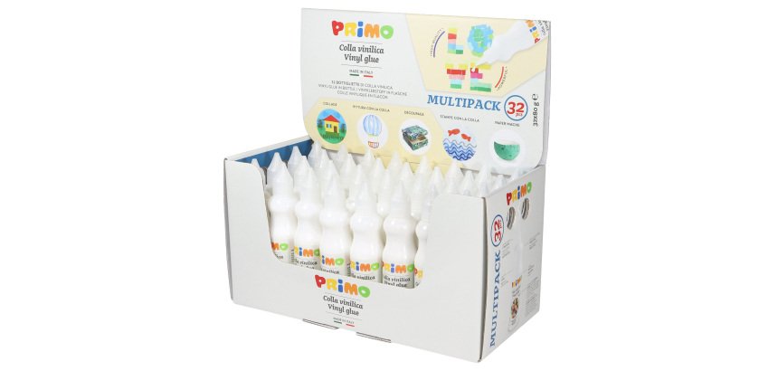 Colla vinilica - 80 g - Primo - box 32 pezzi