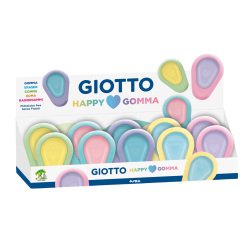 Happy Love Gomma - colori pastello assortiti - Giotto