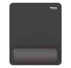Mousepad Breyta - con poggiapolsi - con microban - nero - Fellowes