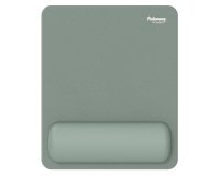 Mousepad Breyta - con poggiapolsi - con microban - salvia - Fellowes