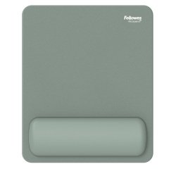 Mousepad Breyta - con poggiapolsi - con microban - salvia - Fellowes