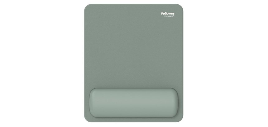Mousepad Breyta - con poggiapolsi - con microban - salvia - Fellowes