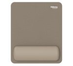 Mousepad Breyta - con poggiapolsi - con microban - sabbia - Fellowes