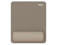Mousepad Breyta - con poggiapolsi - con microban - sabbia - Fellowes