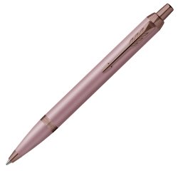 En_boligrafo parker im pointe moyenne mauve rosa/cobre