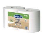 Bobina asciugatutto Comfort - 2 veli - 24 cm x 168 mt - 18 gr - diametro 24,5 cm - microgoffrata - bianco - BulkySoft