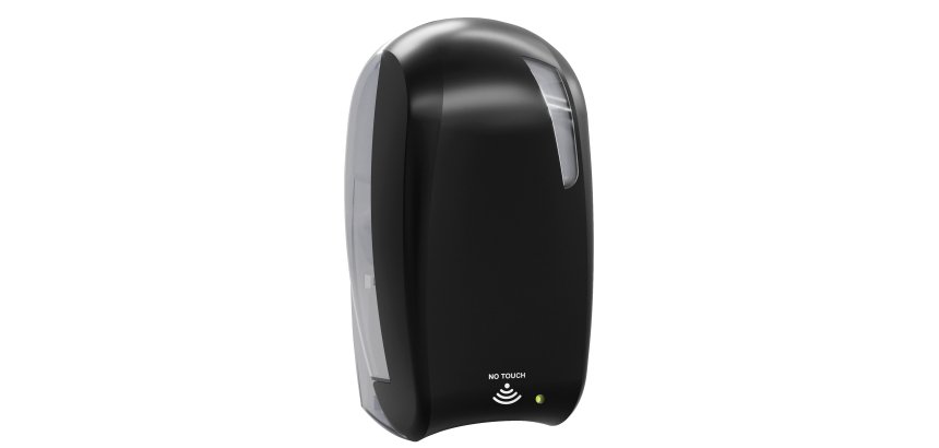Dispenser sapone Skin Carbon - murale - capacità 1,2 L - elettrico - nero - Mar plast