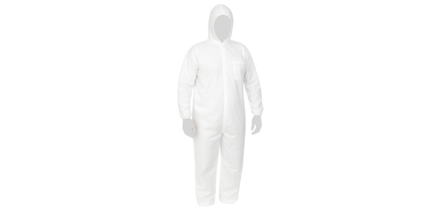 Tuta protettiva monouso Cover 40 - taglia M - PLP - bianco - Reflexx
