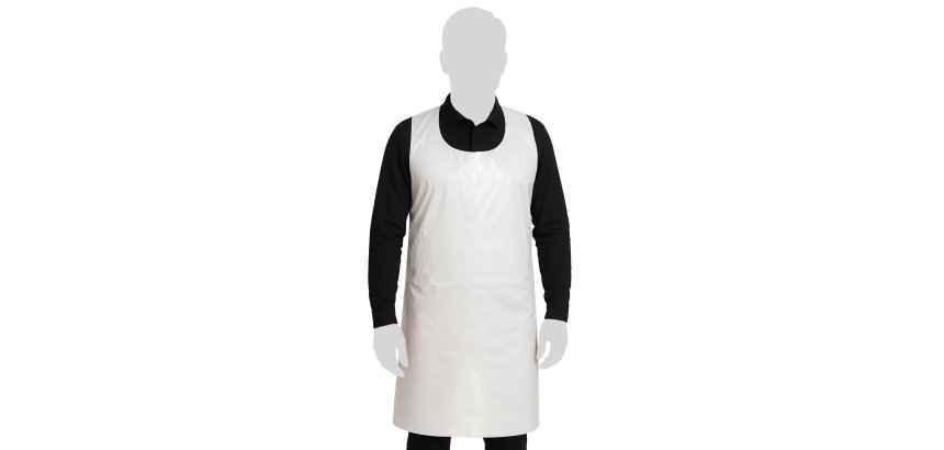 Grembiule Apron 20 - taglia unica - LDPE - bianco - Reflexx - conf. 100 pezzi
