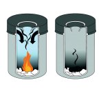 Cestino gettacarte SAFE - tondo - autoestinguente - nero - 15 L - Durable