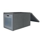 Scatola Ideabox - pieghevole - 30 x 50 x 30 cm - grigio - Perfetto
