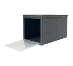 Scatola Ideabox - pieghevole - 30 x 50 x 30 cm - grigio - Perfetto