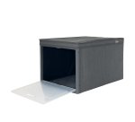 Scatola Ideabox - pieghevole - 30 x 40 x 25 cm - grigio - Perfetto