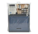 Scatola Ideabox - pieghevole - 30 x 40 x 25 cm - grigio - Perfetto