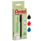 Roller Energel Recycology 96 - punta 0,7 mm - nero/rosso/blu - Pentel - conf. 3 pezzi